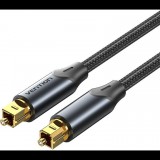 Vention Optical Fiber Toslink Audio Cable Aluminum Alloy Type 2M Black (BAVBH)