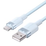 Vention USB 2.0 A Male to C Male 3A Aluminum Alloy Type cable 1m Blue CTNLF