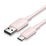 Vention USB 2.0 A Male to C Male 3A PVC Type cable 1m Pink CTQPF