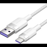 Vention USB 2.0 A Male to C Male 6A Cable 2M White Aluminum Alloy Type (CTOWH)