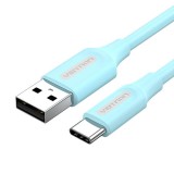 Vention USB 2.0 A - USB-C kábel 3A 1,5m világos kék (COKSG) (COKSG)