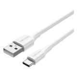 Vention USB-A 2.0/M to USB-C/M cable 1,5m White CTHWG