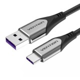 Vention USB-A - USB-C adat,- és töltőkábel 0.5m fekete-szürke (COFHD) (COFHD)