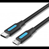 Vention USB-C 2.0 to Micro USB 2A Cable 1,5m Black (COVBG)