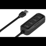 Vention USB HUB 2.0 4-ports 0,15 m Black (VAS-J43-B015)