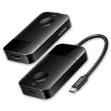 Vention Wireless USB-C to HDMI Transmitter and Receiver Black ADOBB