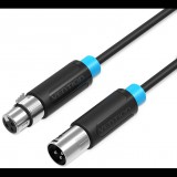 Vention XLR Audio Extension Cable 2m Black (BBFBH)