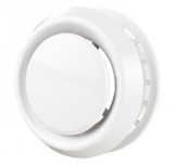 Vents A 100 VR légszelep - ABS, csőcsatlakozóval, szabályozható zsaluval