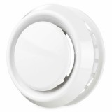 Vents Légszelep tányéros állítható d=100mm műanyag fehér