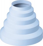 Vents Műanyag cső átalakító, D 80, 100, 120, 125, 150 mm