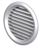 Vents MV 100 BVS kerek szellőzőrács, csőcsatlakozóval, rovarok elleni védőhálóval