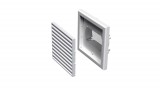 Vents MV 100VUs Műanyag Szellőzőrács Állítható Csőcsatlakozóval és Négyszögcsatlakozóval