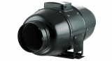Vents TT-Silenta-M 125 Hangszigetelt Csatornaventilátor Fekete Polimer Bevonatú Acélházban