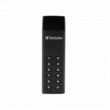 Verbatim 128GB Keypad Secure USB3.2 Black 49429