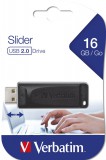 Verbatim 16GB Slider USB2.0 Black 98696