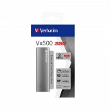 Verbatim 2TB Vx500 USB 3.2 Gen2 Külső SSD - Szürke (47454)