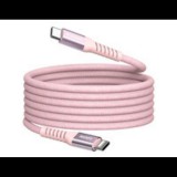 Verbatim 31857 USB-C apa - USB-C apa 3.0 100W Mágneses adat és töltő kábel 1,2m - Rózsaszín (31857)