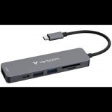 Verbatim 32156 Univerzális USB-C Laptop dokkoló Állomás 100 Watt (32156)
