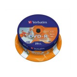 Verbatim 43538 írható DVD 4,7 GB DVD-R 25 db