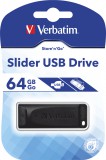 Verbatim 64GB Slider Black 98698