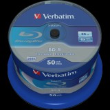 Verbatim BD-R 25GB 6X DataLife Blu-Ray Lemez  - Cake (50)