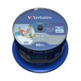 Verbatim BD-R 6X 25 GB HTL Nyomtatható Blu-Ray Lemez - Cake (50)