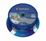 Verbatim BD-R Datalife 25 GB 6X Nyomtatható Blu-Ray - Cake (25)