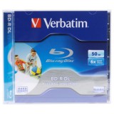 Verbatim BD-R DL 6X 50 GB Nyomtatható Blu-Ray - Normál Tokban (1)