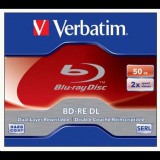 Verbatim BD-RE DL 50GB 2 x 5 Pack Jewel Case 5 dB (43760)