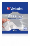 Verbatim CD/DVD Sleeves 50db White 49992