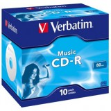 Verbatim CD-R 52X Audio Lemez - Normál Tokban (10)