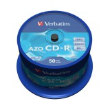 Verbatim CD-R 52X Lemez, Crystal Azo Réteg - Cake (50)
