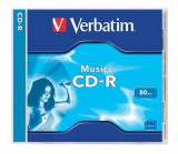 Verbatim CD-R 80 16x Normál tok 1db-os (1-es címke) 43365