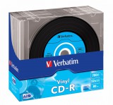 Verbatim CD-R 80 52x Slim tok 10db-os (10-es címke) 43426
