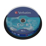 Verbatim CD-R írható CD lemez 700MB 10db hengeres (43437) - Lemez