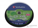 Verbatim CD-RW 700MB, 8-10x, újraírható, hengeren (10db)
