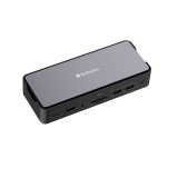 Verbatim CDS-15SSD USB-C Pro Docking Station Black 32174