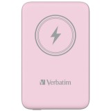 Verbatim Charge 'n' Go Magnetic Wireless 10000mAh PowerBank Pink 32248