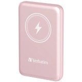 Verbatim Charge 'n' Go Magnetic Wireless 5000mAh PowerBank Pink 32243