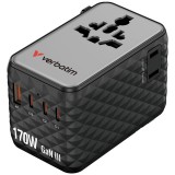 Verbatim Charge 'n' Travel 170W GaN III Universal Travel Adapter 30190