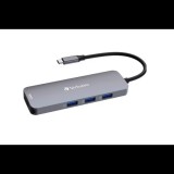 Verbatim CMH-08 USB C-típus 5000 Mbit/s Ezüst (32151)