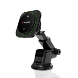 Verbatim CND-01 Wireless autós Qi töltő / tartó 15W - Fekete (31860)