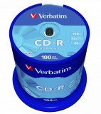 Verbatim DataLife CD-R 80 52x 100db/henger (100-as címke) 43411