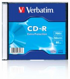 Verbatim DataLife CD-R 80 52x slim tok 1db/cs (1-es címke) 43347