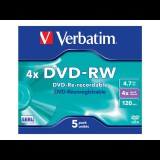 Verbatim DataLifePlus - DVD-RW x 5 - 4.7 GB - storage media (43285) - Lemez