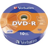 Verbatim DVD-R 16X Lemez - Shrink (10)