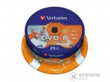 Verbatim DVD-R 4,7 GB 16x, hengeren (25db)
