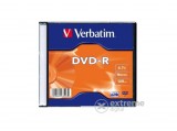 Verbatim DVD-R 4,7 GB, 16x, vékony tokban