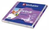 Verbatim DVD+R 4,7Gb 16x Normál tok 1db/csomag (1-es címke) 43508