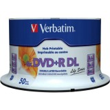Verbatim DVD+R 8x 8.5GB DL Life Series Printable Cake (50)